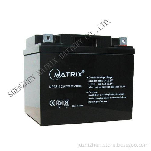 Maintenance-free lead-acid batteries 12V38Ah